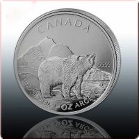 1 oz Wildlife series Grizzly Kanada (2011) Silber