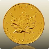 31,1g - 1 oz Maple Leaf Gold