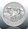 1 oz Australischer Lunar Ochse 2009